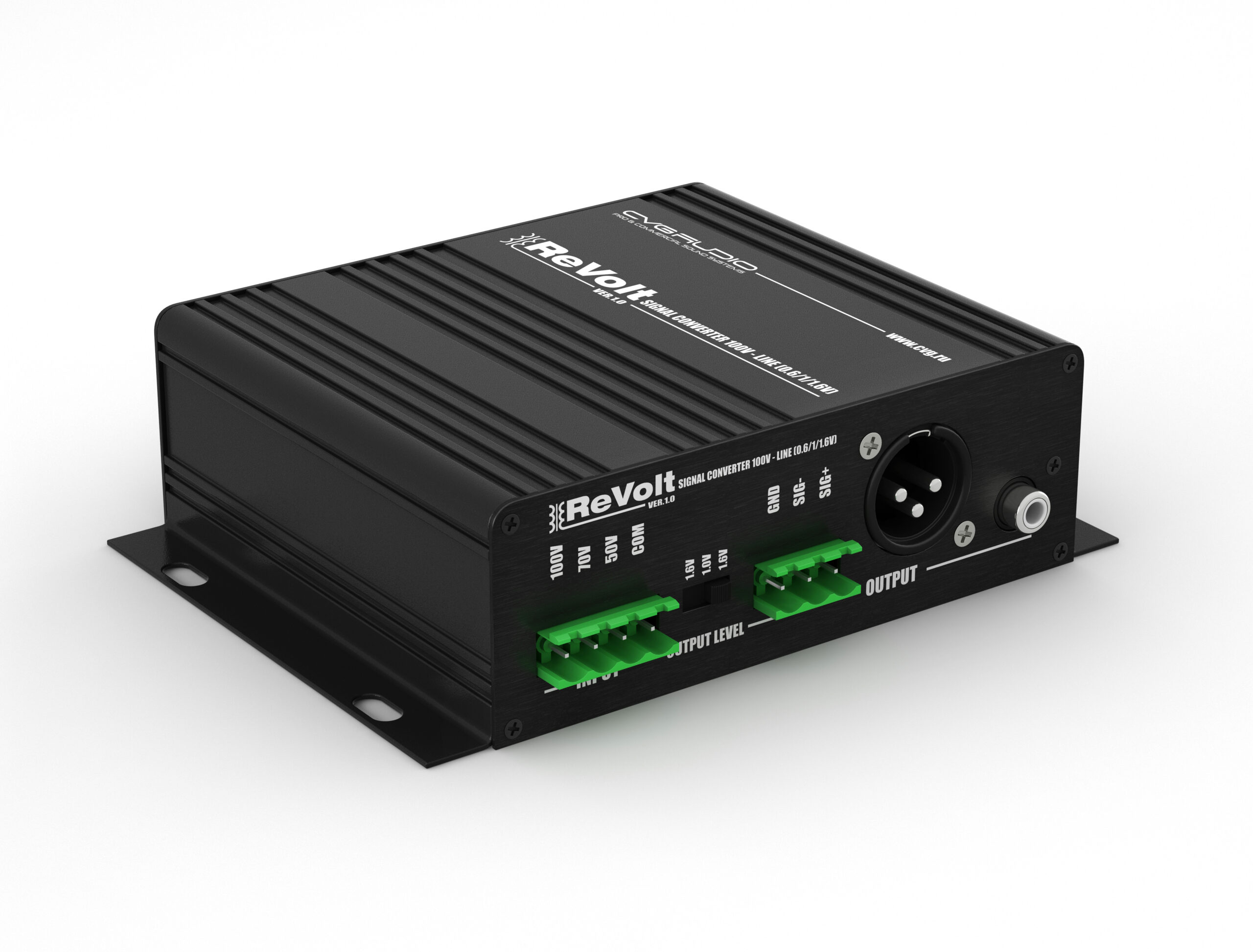 Одноканальный конвертор спикерного сигнала в звуковой сигнал линейного уровня CVGAUDIO ReVolt
