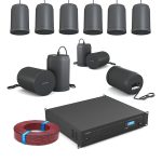 Бюджетный комплект звукового оборудования для озвучивания площади до 500 m2 CVGAUDIO BOX COMPLEX/B/L