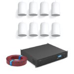 Бюджетный комплект звукового оборудования для озвучивания помещения до 200 m2 CVGAUDIO BOX COMPLEX/W/M
