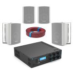 Бюджетный комплект звукового оборудования для озвучивания помещения до 100 m2 CVGAUDIO REBOX SET/W/M