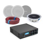 Бюджетный комплект звукового оборудования для озвучивания помещения до 100 m2 CVGAUDIO CHEAP BOX/W/M