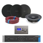 Комплект звукового оборудования с управлением громкостью и источниками сигнала CVGAUDIO T-LITE FOCUS/BL/M